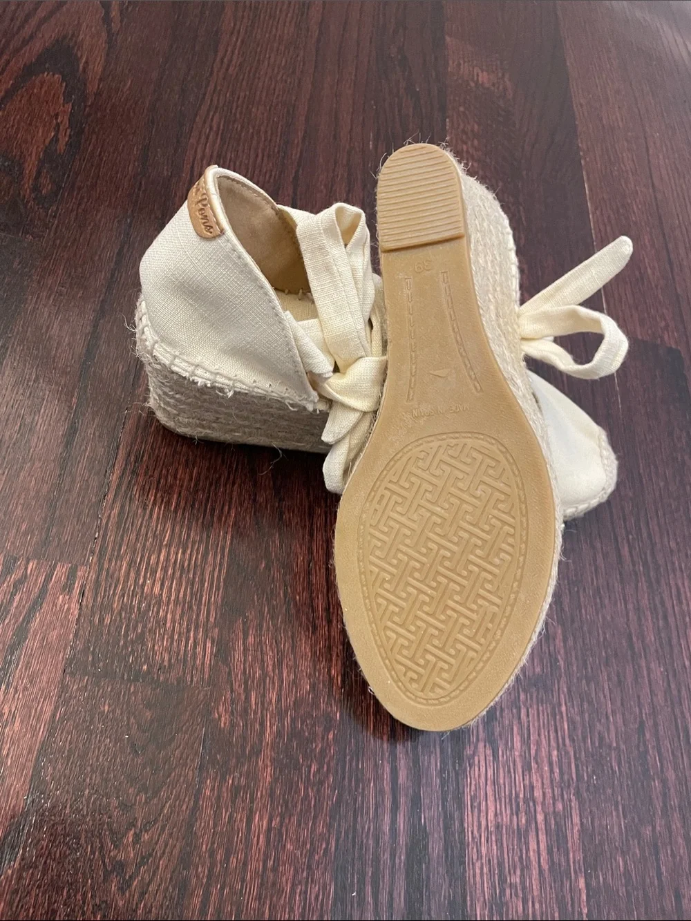Toni Pons Julia Wraparound Espadrille Wedge — Cream